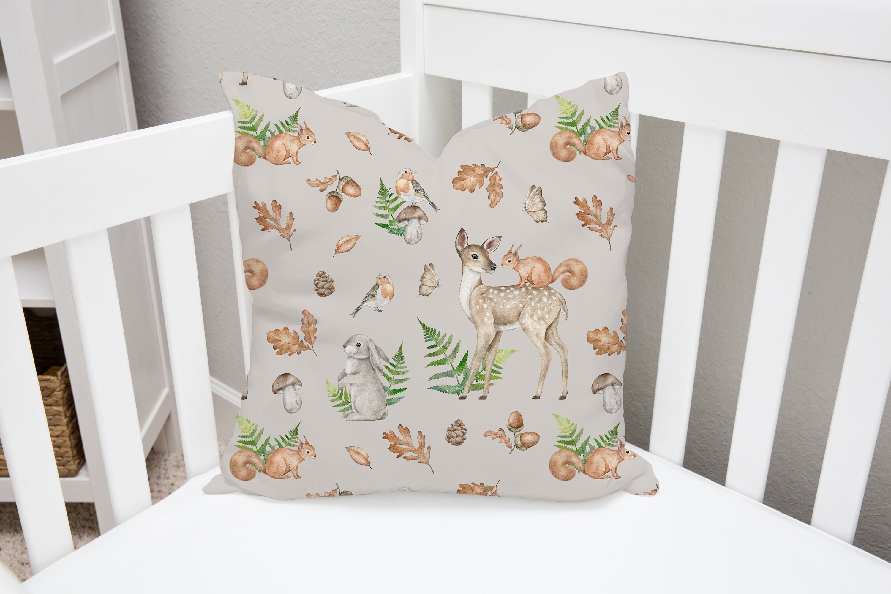 Countryside Animals Cushion Cover