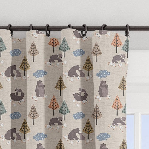Bear Hug Blackout Lined Curtains