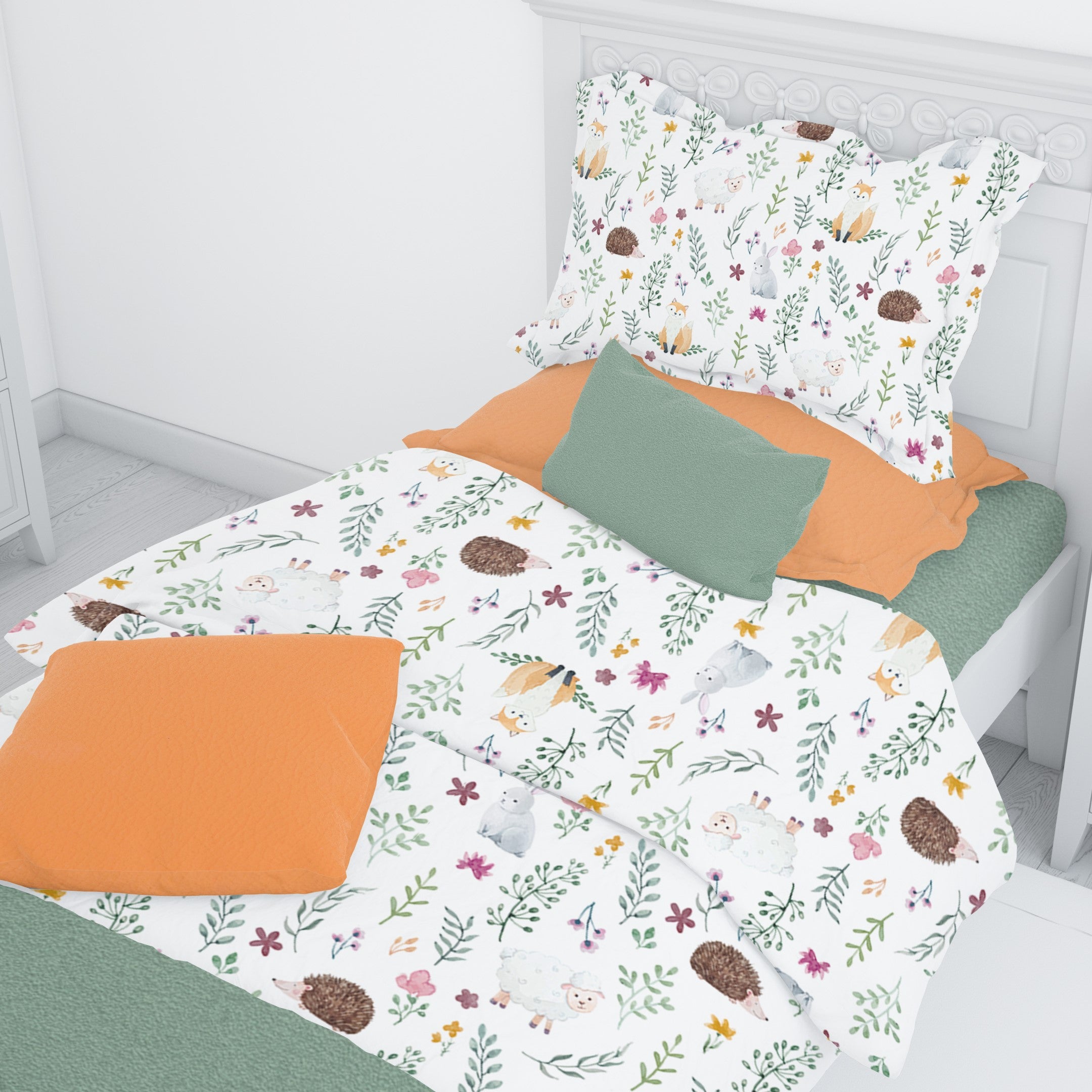 Woodland animals children's bedroom and nursery bedding. Big Little Bedrooms. Free shipping.