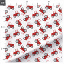 Red Tractor 100% Cotton Fabric