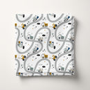 Vehicle Road Map 100% Cotton Fabric