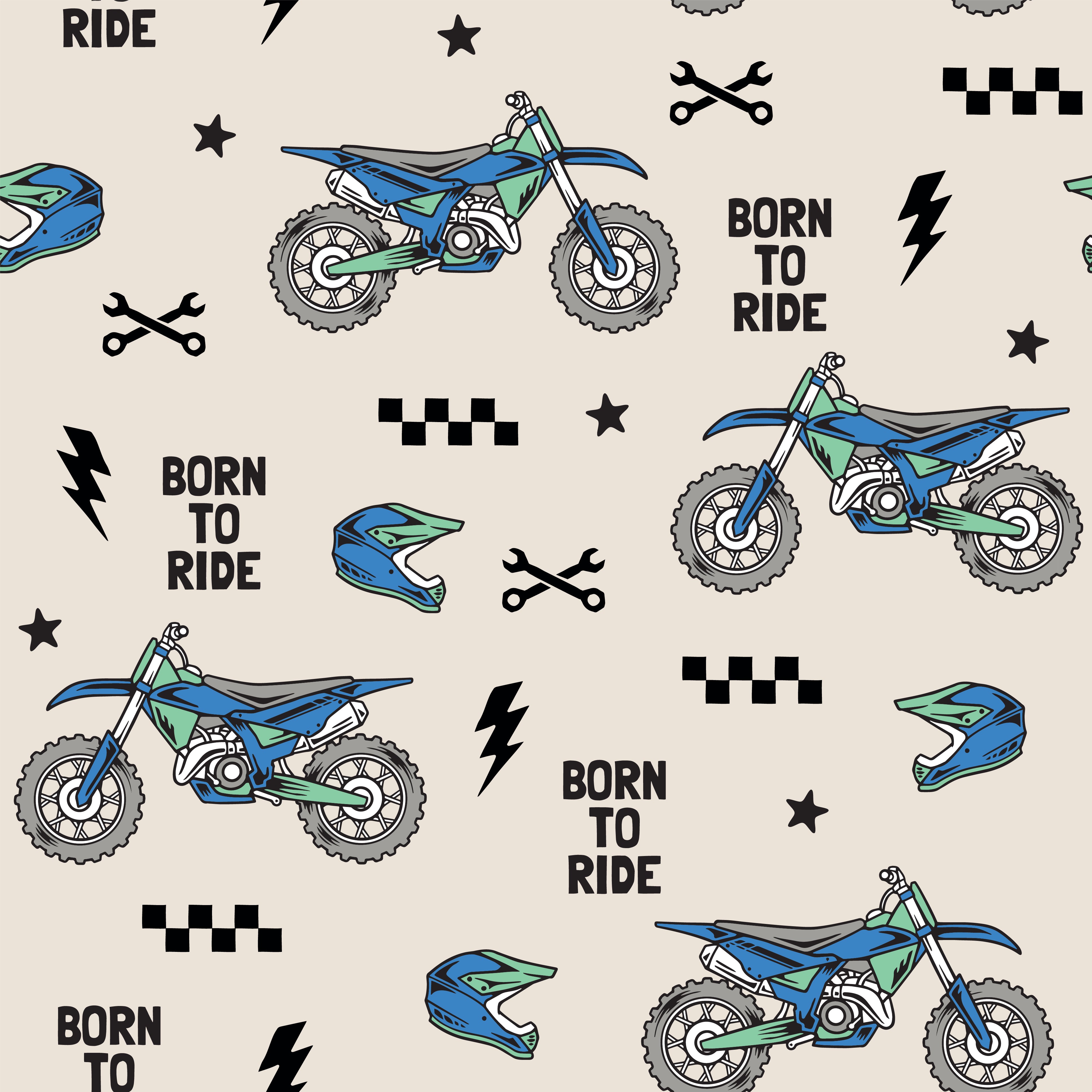 Born to Ride Motorbikes Lampshade