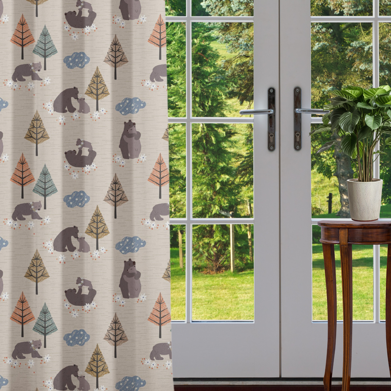 Bear Hug Blackout Lined Curtains