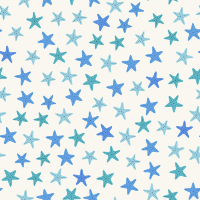 Starfish Lampshade, Blue