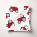 Red Tractor 100% Cotton Fabric