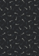 Lewis and Irene Light Years Glow in the Dark Shooting Stars, Black 100% Cotton Fabric