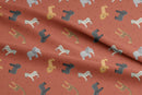 Lewis and Irene Small Things World Animals, African Animals, Earth, 100% Cotton Fabric