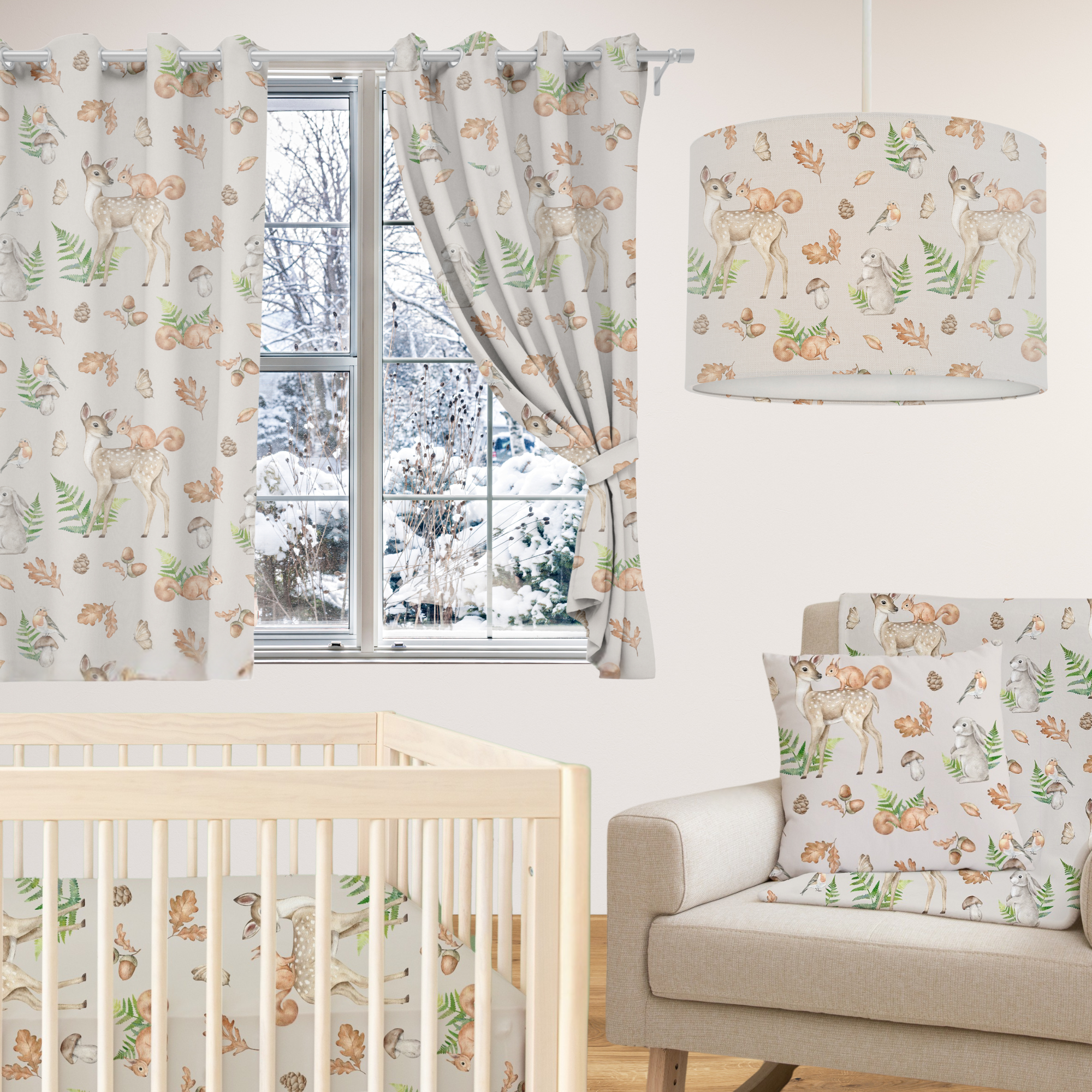 Countryside Animals Lampshade