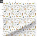 Safari Baby Animals 100% Cotton Fabric