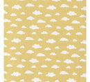 Higgs and Higgs Cloud Yellow Extra Wide 100% Cotton Fabric
