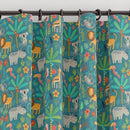 Jungle Animals Blackout Lined Curtains