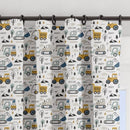 Let's Go Construction Vehicles Blackout Lined Curtains