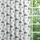Mountain and Fir Tree Blackout Lined Curtains