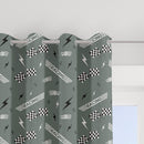 Racing Theme Blackout Lined Curtains
