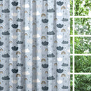 Cloud and Rainbow Blackout Lined Curtains, Blue