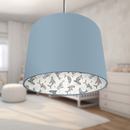 Seals and Bubbles Children's Lampshade, Blue and Grey