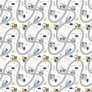 Construction Vehicles Road Map Lampshade freeshipping - Big Little Bedrooms