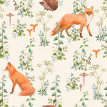 Woodland Fox and Hedgehog cushion freeshipping - Big Little Bedrooms