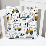 Let's Go Construction Vehicles cushion freeshipping - Big Little Bedrooms