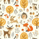 Woodland Creatures cushion freeshipping - Big Little Bedrooms