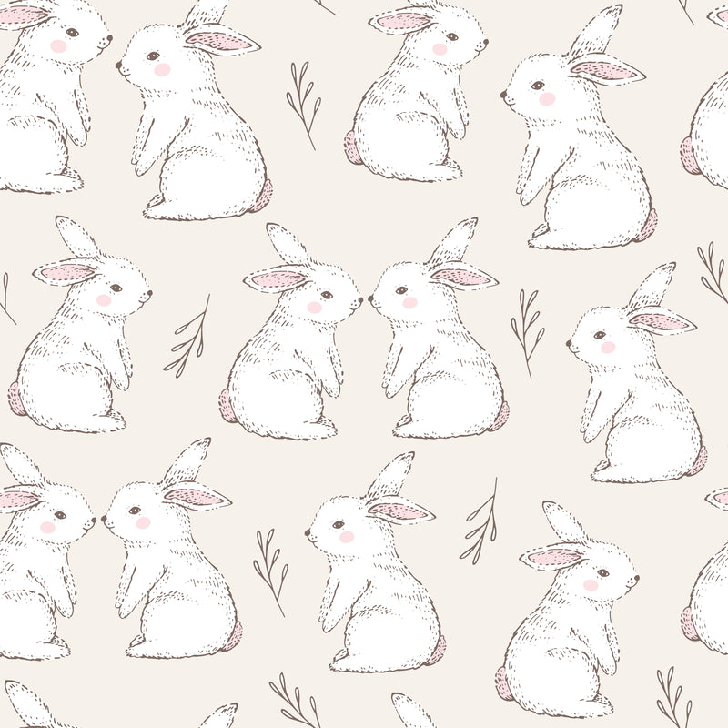Rabbit curtains, neutral freeshipping - Big Little Bedrooms