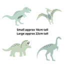 Children's bedroom and nursery wall stickers, dinosaurs, green