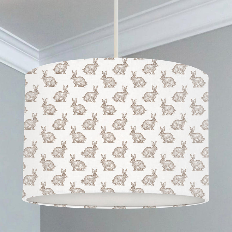 Brown Bunny Lampshade freeshipping - Big Little Bedrooms