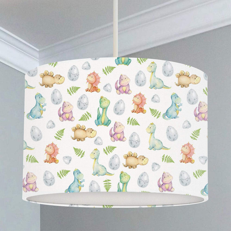 Colourful Baby Dinosaur Children's Nursery and Bedroom Lampshade