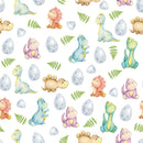 Gender neutral colourful dinosaur children's bedroom nursery decor