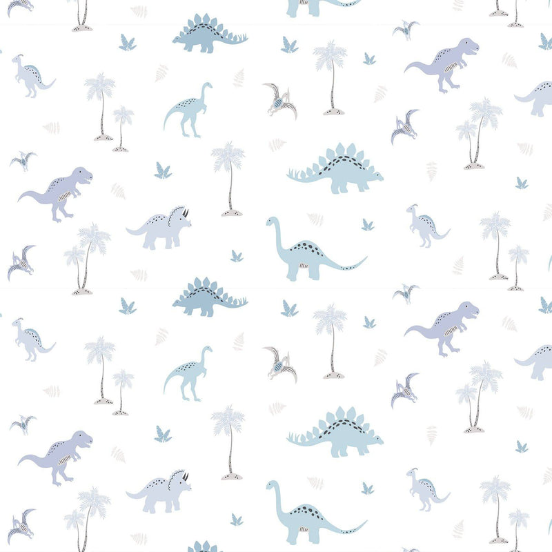 Dinosaur Lampshade, Blue freeshipping - Big Little Bedrooms