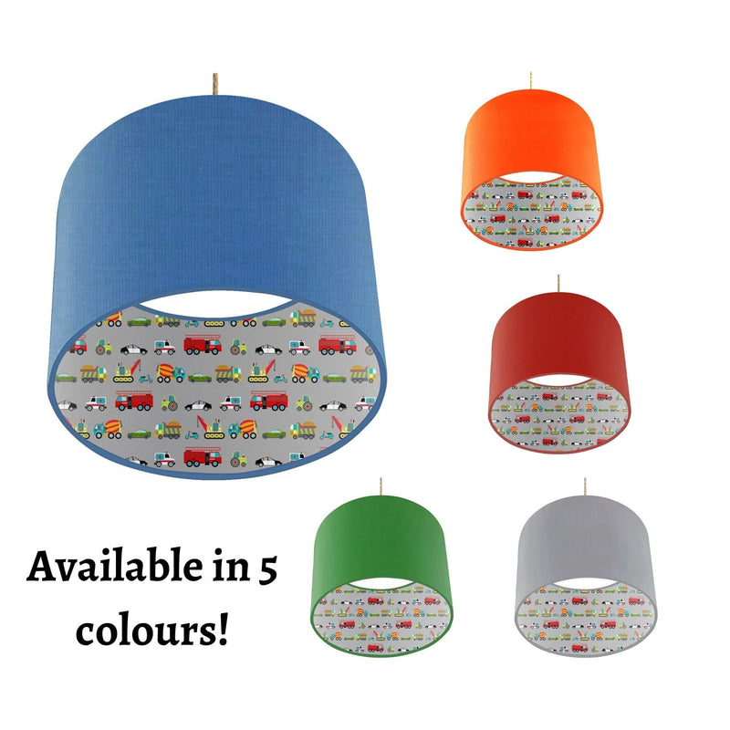 Lined Transport Lampshade, Various Colours freeshipping - Big Little Bedrooms