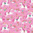 Unicorn and Rainbow Lampshade, Pink freeshipping - Big Little Bedrooms