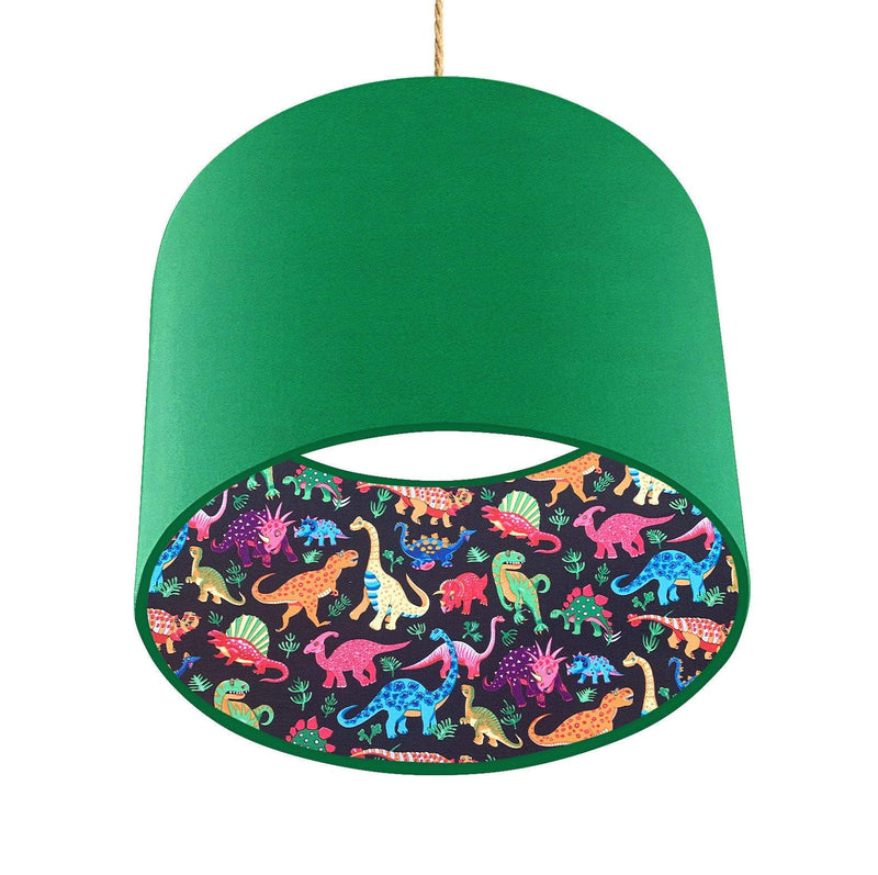 Lined Dinosaur Lampshade, Various Colours freeshipping - Big Little Bedrooms