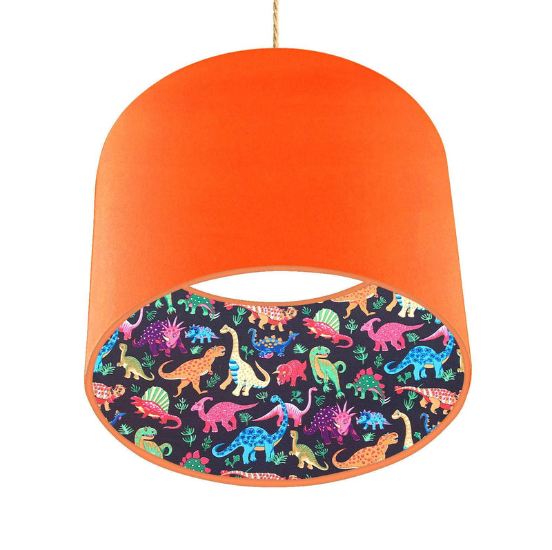 Lined Dinosaur Lampshade, Various Colours freeshipping - Big Little Bedrooms