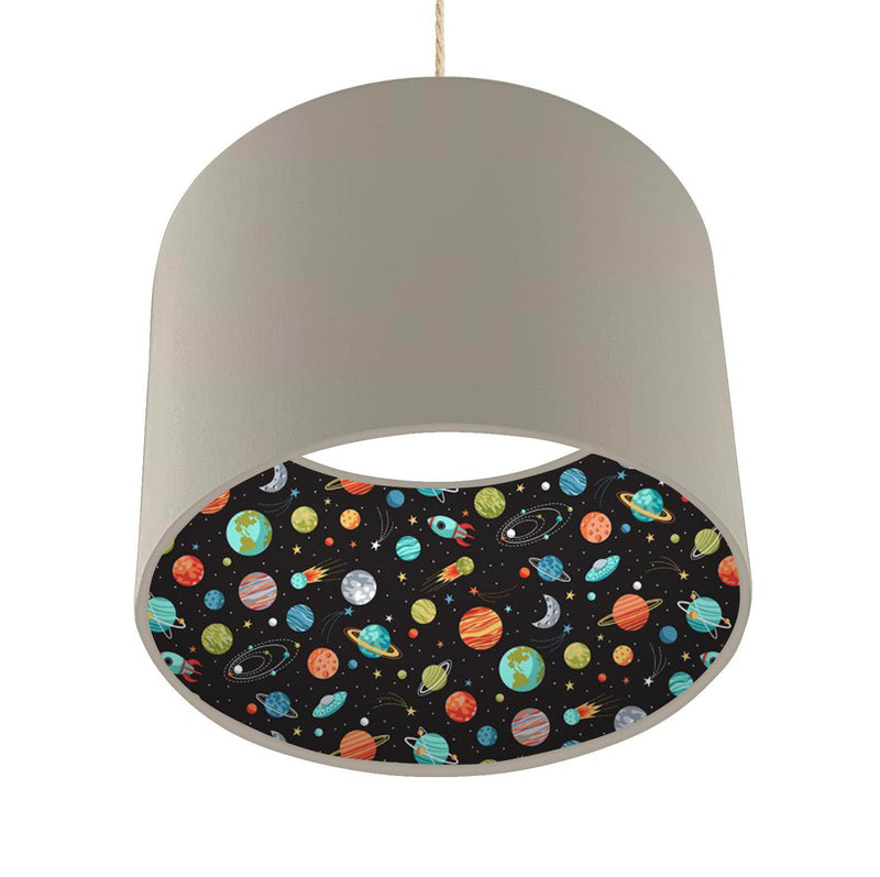 Lined Space Lampshade, Various Colours freeshipping - Big Little Bedrooms