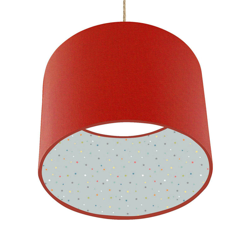 Lined Star Lampshade, Grey and Various Colours freeshipping - Big Little Bedrooms