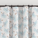 Pencil pleat children's bedroom and nursery curtains in bunny and boat print. Big Little Bedrooms. Free Shipping. 