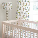 Bunny rabbit family children's bedroom and nursery decor, gender neutral white