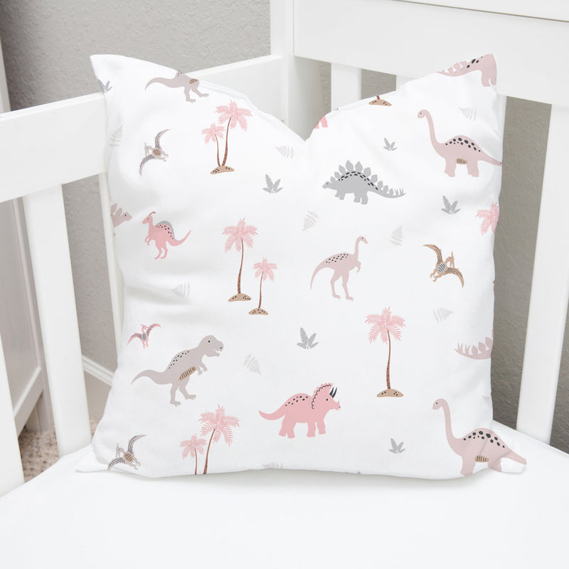 Dinosaur Cushion Cover, Pink