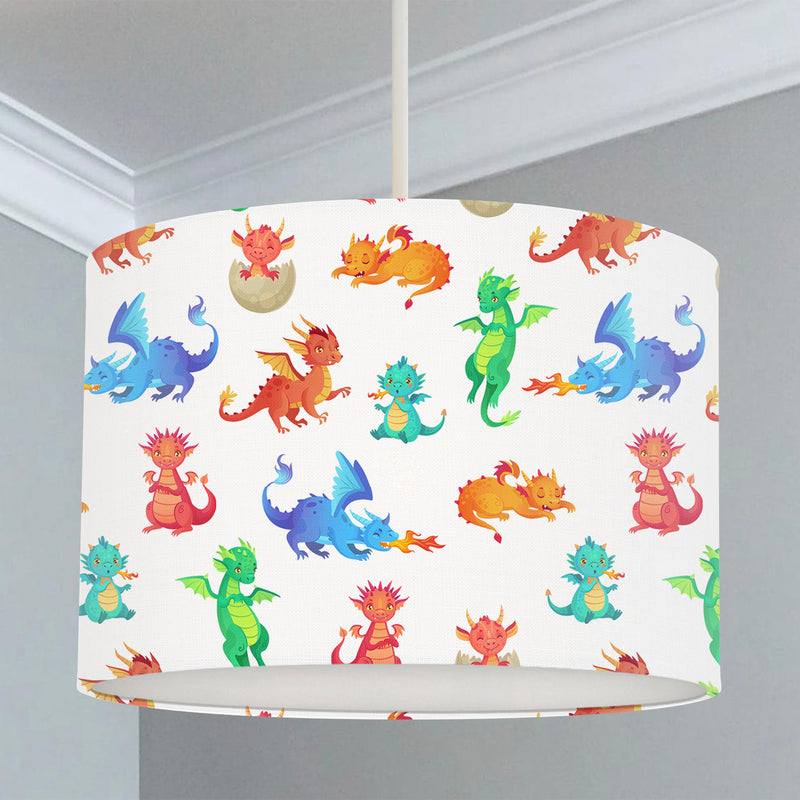 Dragon Baby Lampshade, White freeshipping - Big Little Bedrooms