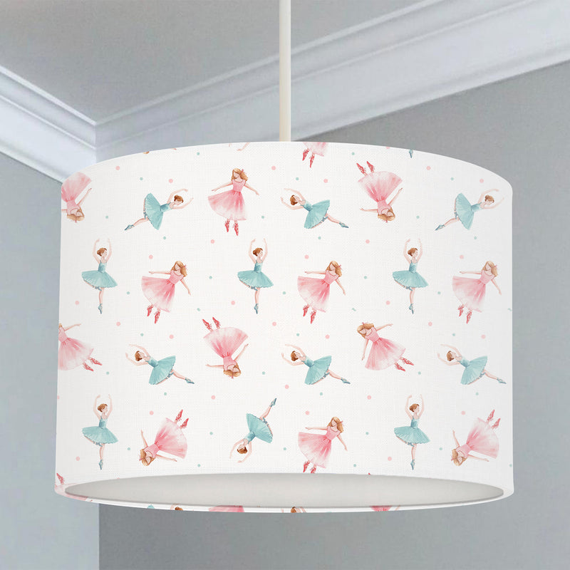 Ballerina children's bedroom nursery lampshade