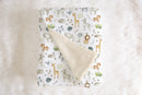 Safari Baby Animals Fleece Blanket freeshipping - Big Little Bedrooms